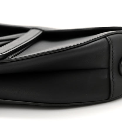 Christian Dior Ultra Matte Calfskin Saddle Bag Black 10 of 13