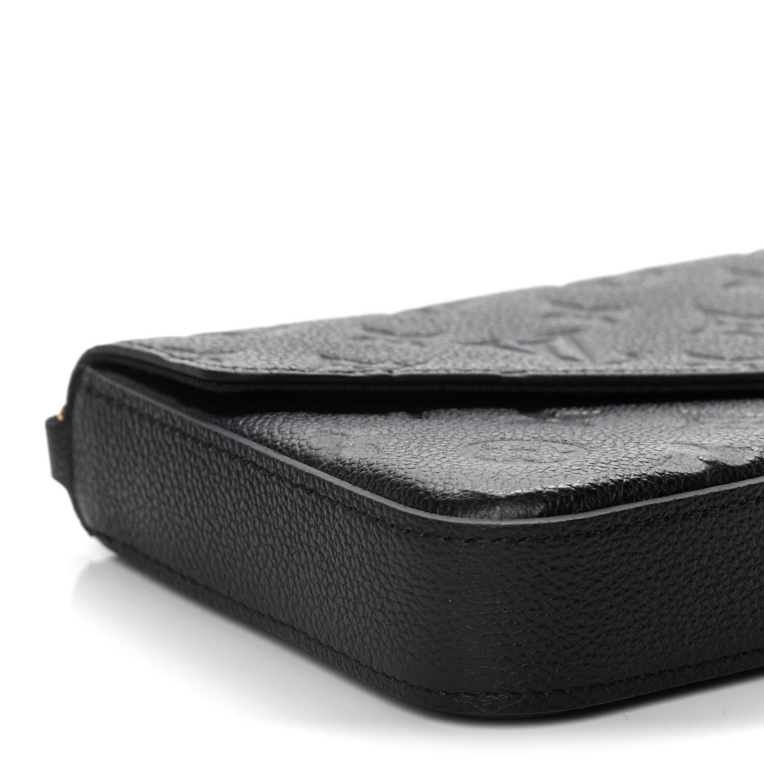 Louis Vuitton Empreinte Pochette Felicie Chain Wallet Black 7 of 10