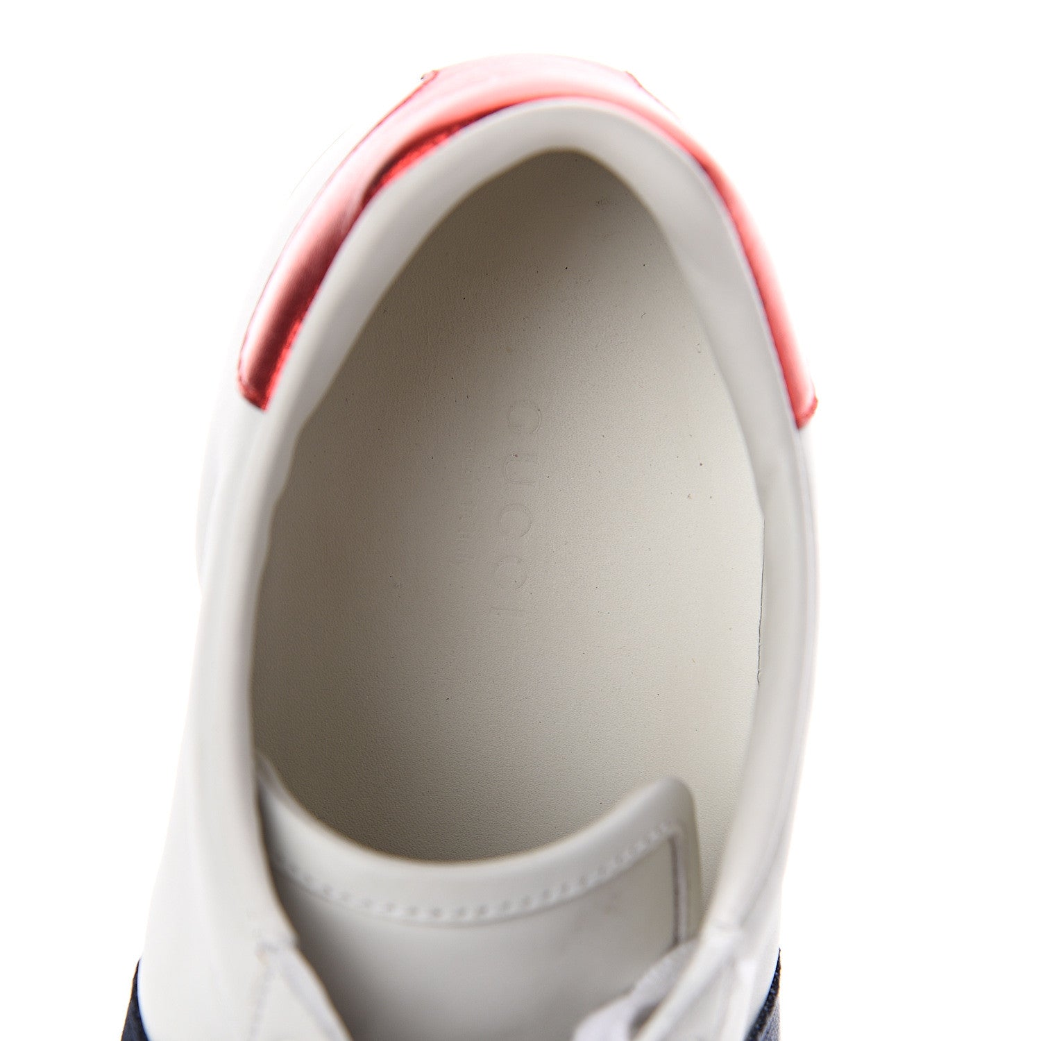 Gucci Calfskin Crystal Web LOVED Embroidered Womens Ace Sneakers 40 White 7 of 7