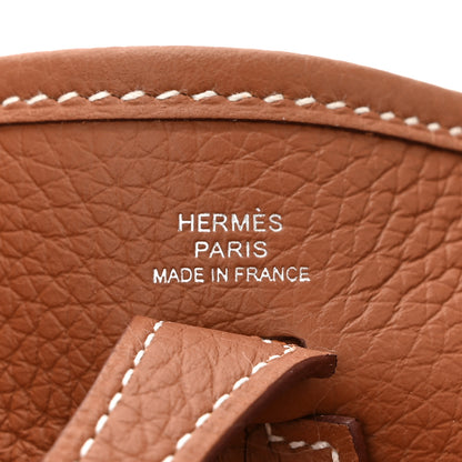 Hermes Taurillon Clemence Evelyne TPM Gold 6 of 11