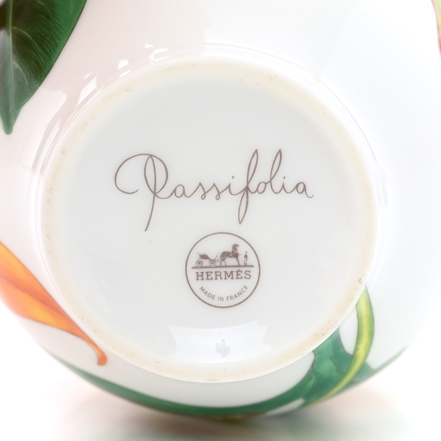 Hermes Limoges Porcelain Passifolia Mug 5 of 6