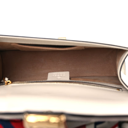 Gucci Calfskin Small Sylvie Shoulder Bag Off White 5 of 13