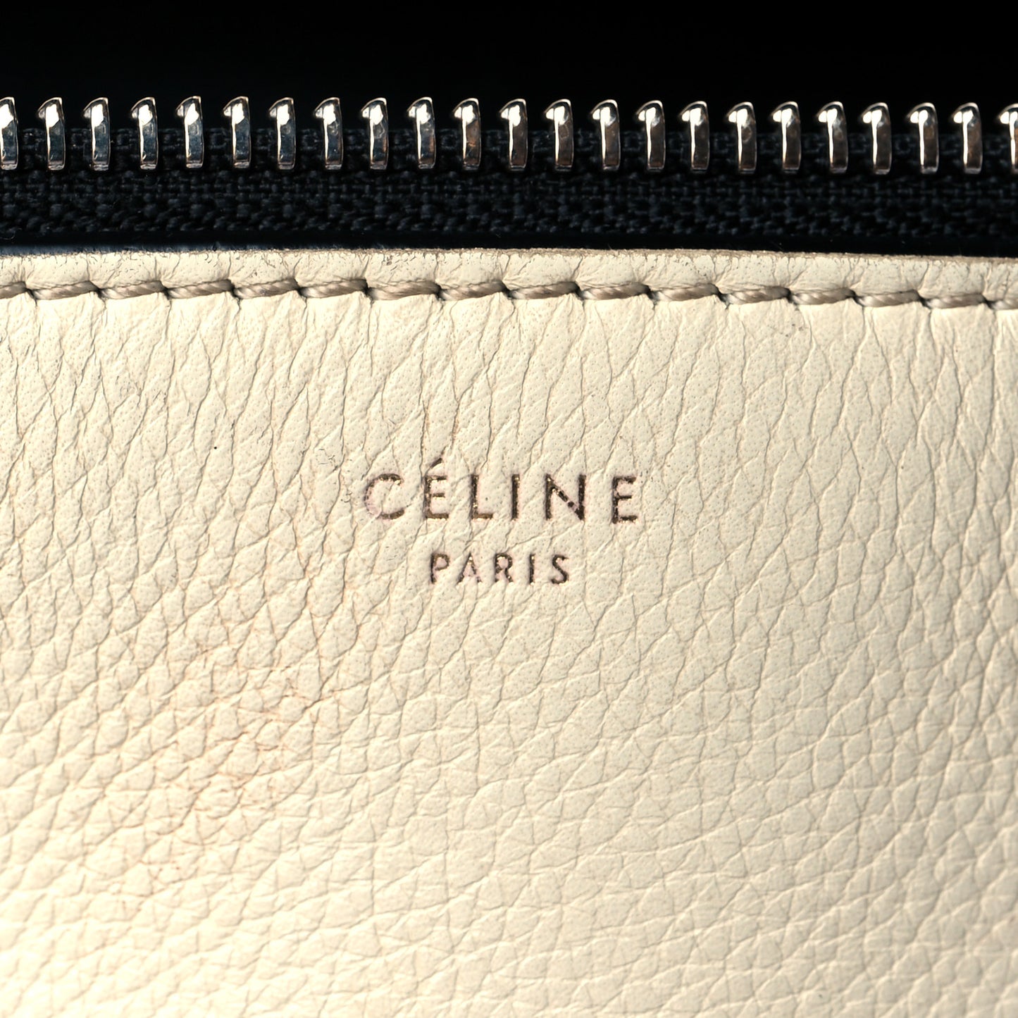 Grained Calfskin Large Edge Shoulder Bag