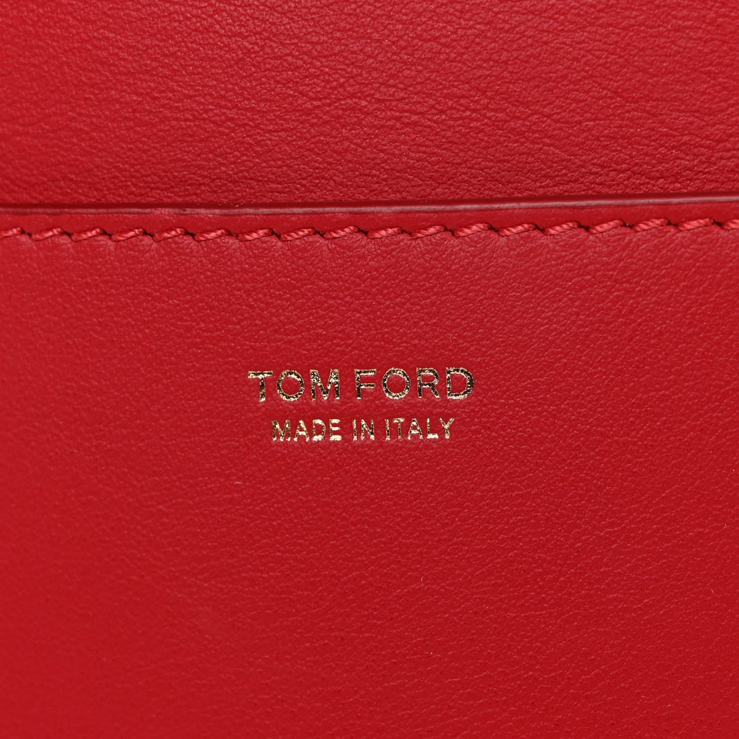 Tom Ford Calfskin Medium Jennifer Crossbody Flame Red 7 of 10