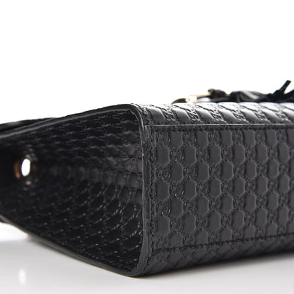 Gucci Microguccissima Medium Emily Chain Shoulder Bag Black 8 of 9