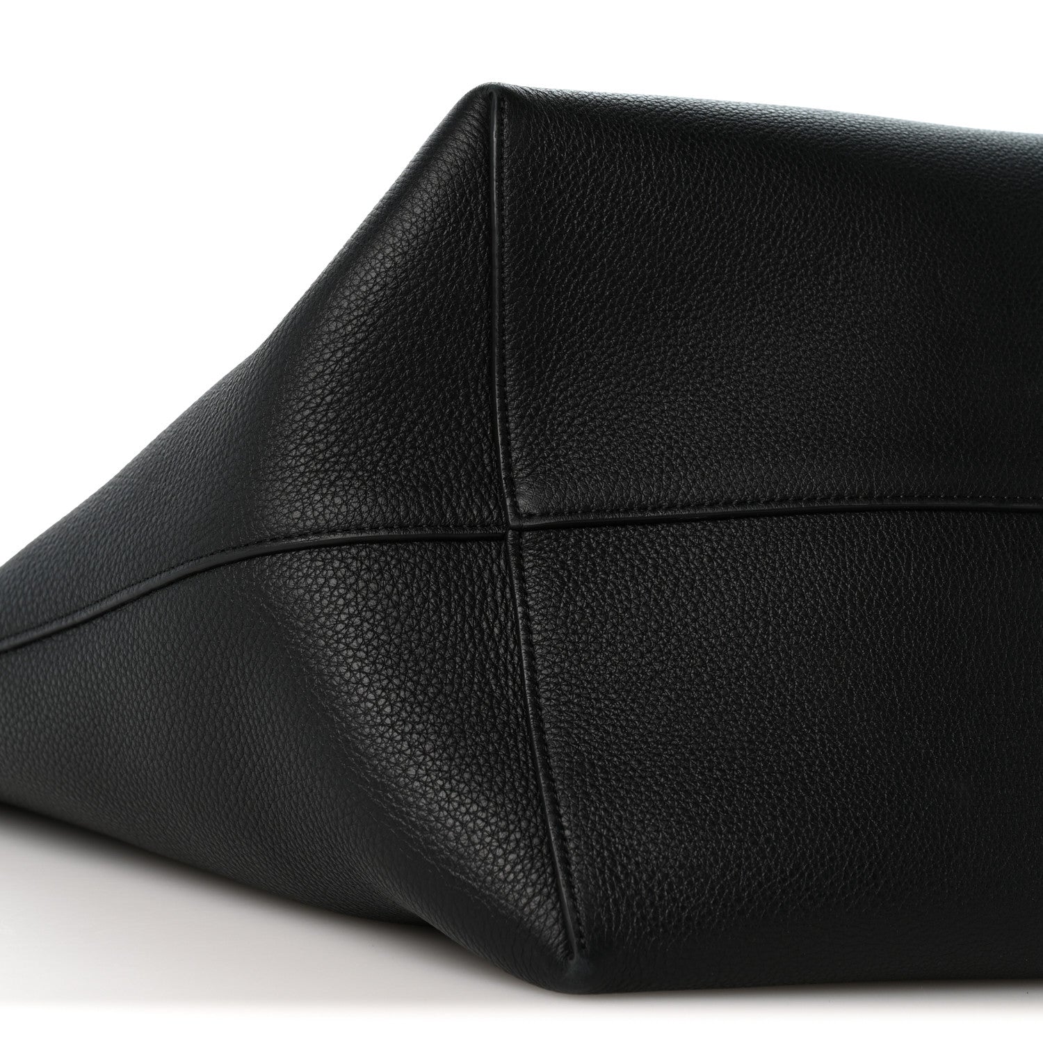 The Row Grained Calfskin Large N/S Park Tote Black 8 of 12