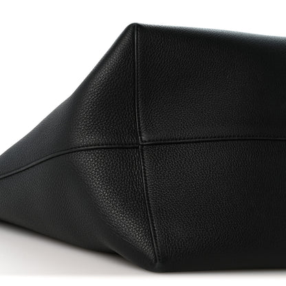 The Row Grained Calfskin Large N/S Park Tote Black 8 of 12