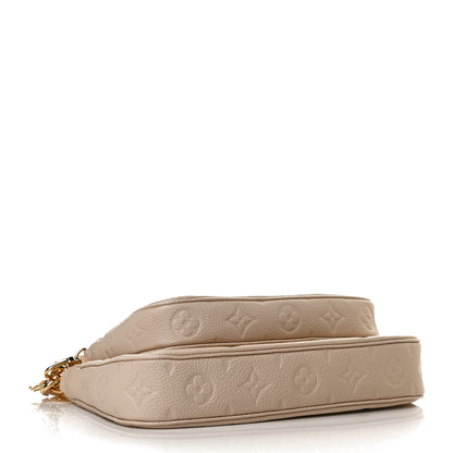 Louis Vuitton Empreinte Monogram Giant Multi Pochette Accessories Cream 4 of 12