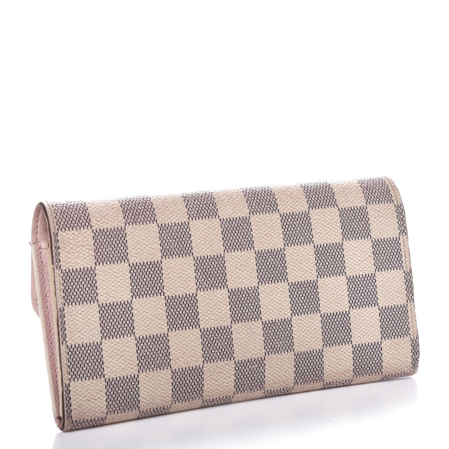 Damier Azur Emilie Wallet Rose Ballerine