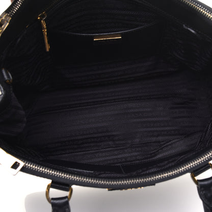 Prada Saffiano Medium Galleria Double Zip Tote Black 7 of 8