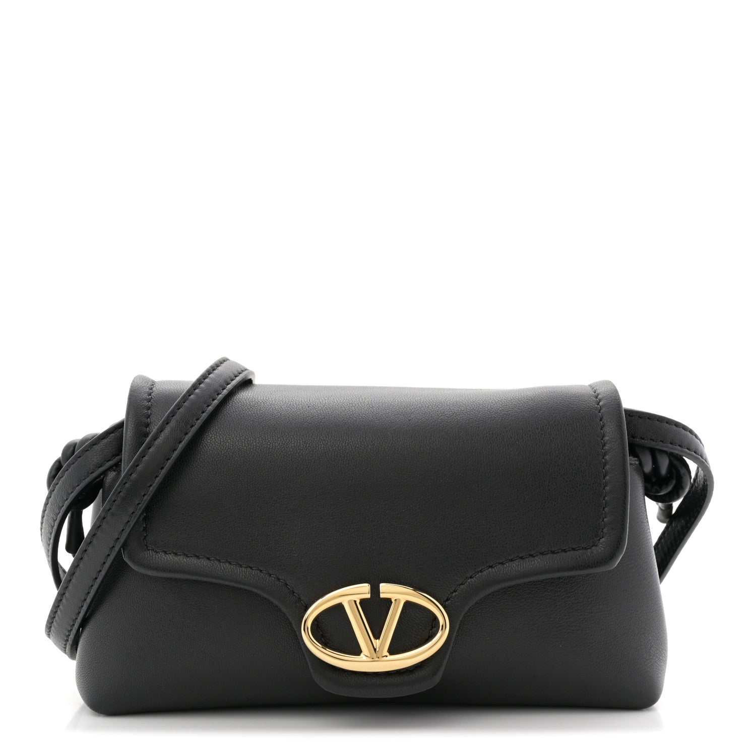 Valentino Garavani Lambskin Vlogo Mini Crossbody Bag Black 1 of 10
