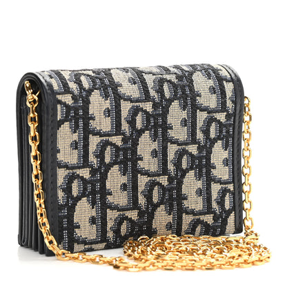 Christian Dior Oblique Nano 30 Montaigne Pouch Blue 3 of 7