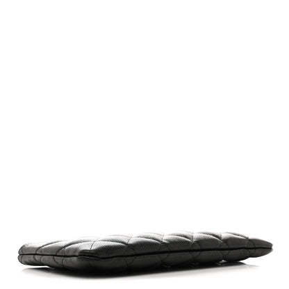 Chanel Caviar Quilted Crystal Cosmetic Case Black 4 of 7