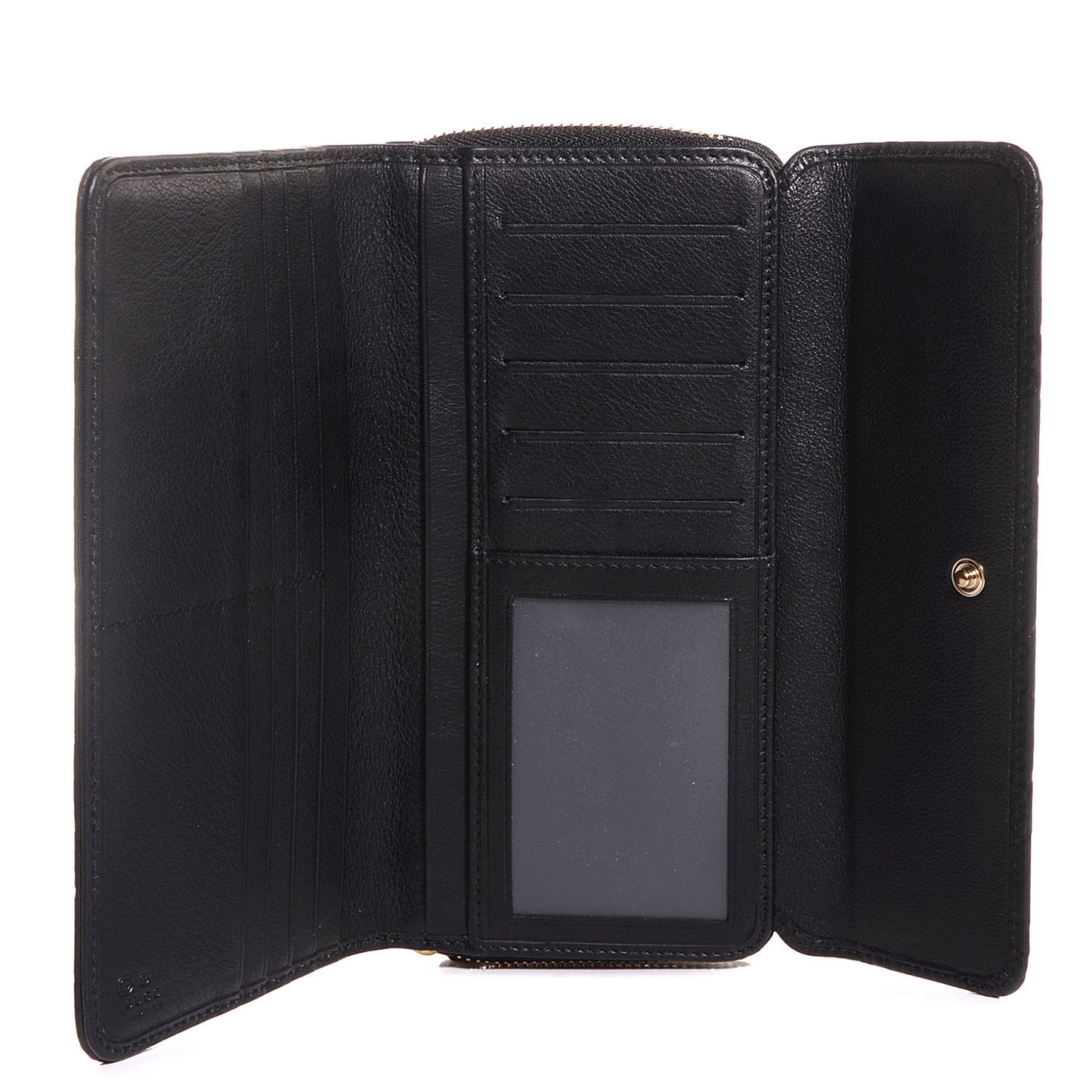 Guccissima Continental Zip Wallet Black