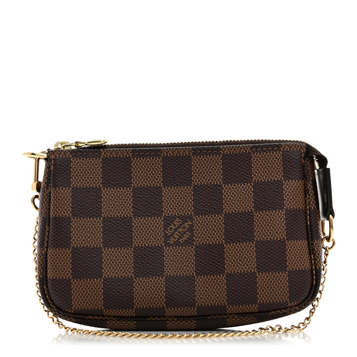 Louis Vuitton Damier Ebene Mini Pochette Accessories 1 of 8
