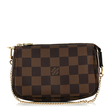 Louis Vuitton Damier Ebene Mini Pochette Accessories 1 of 8