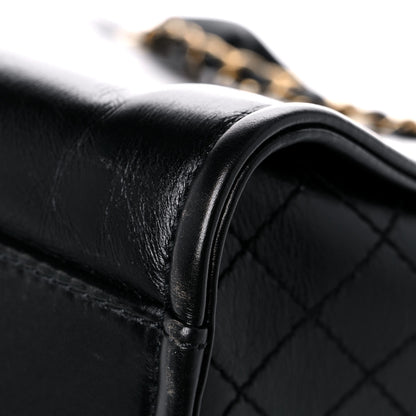 Chanel Aged Calfskin Medium Charms Deauville Tote Black 12 of 16