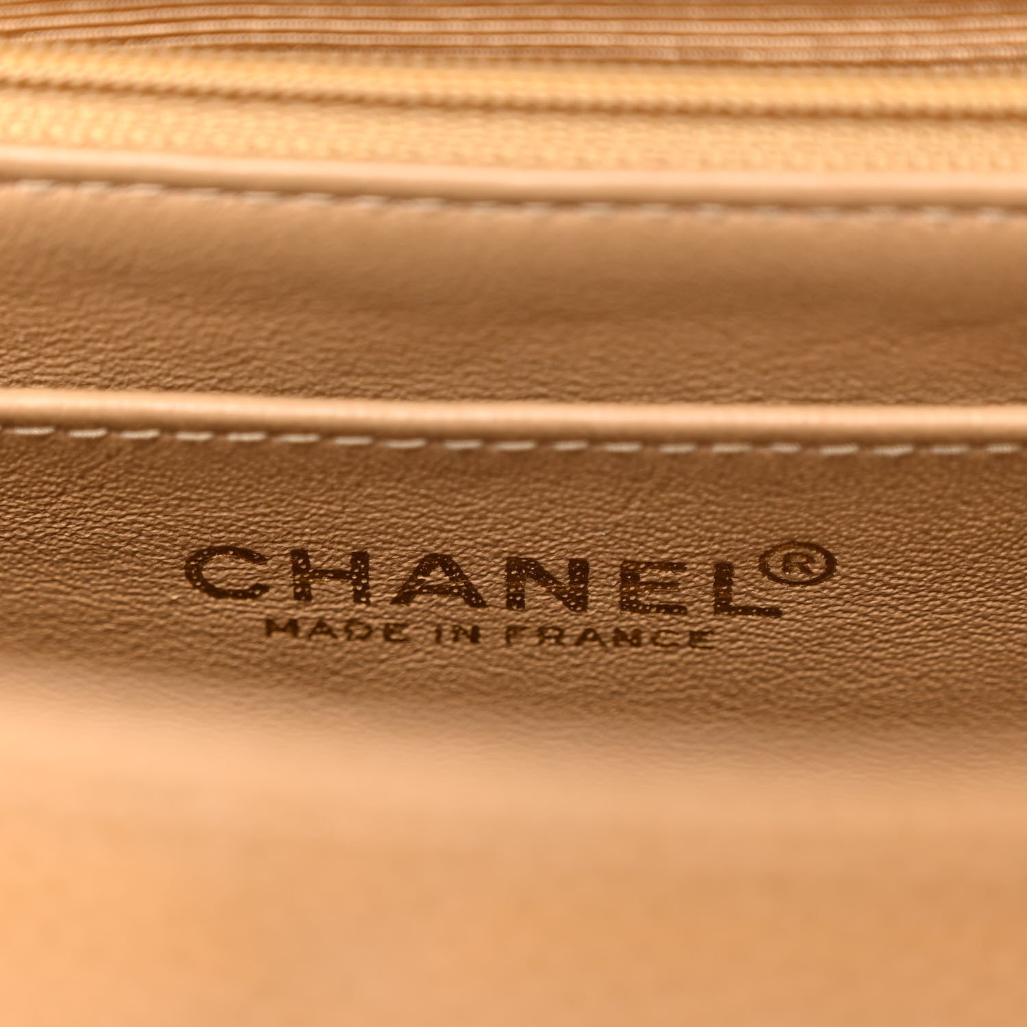 Chanel Caviar Quilted Jumbo Single Flap Beige 6 of 10