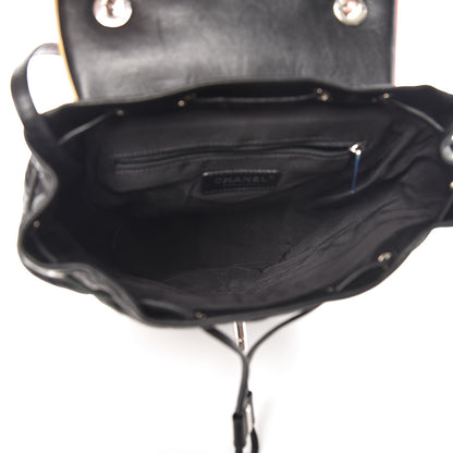 Chanel Lambskin Quilted Small Cuba Urban Spirit Backpack Black 5 of 8
