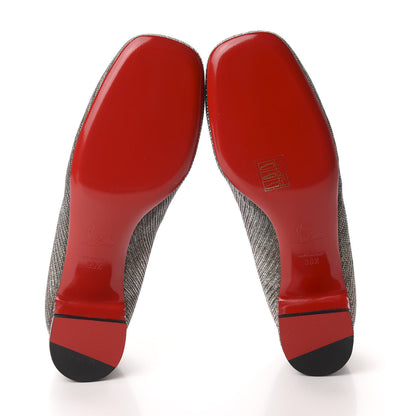 Christian Louboutin Glitter Chain Cadrilla 35 Pumps 39.5 Roche 6 of 9