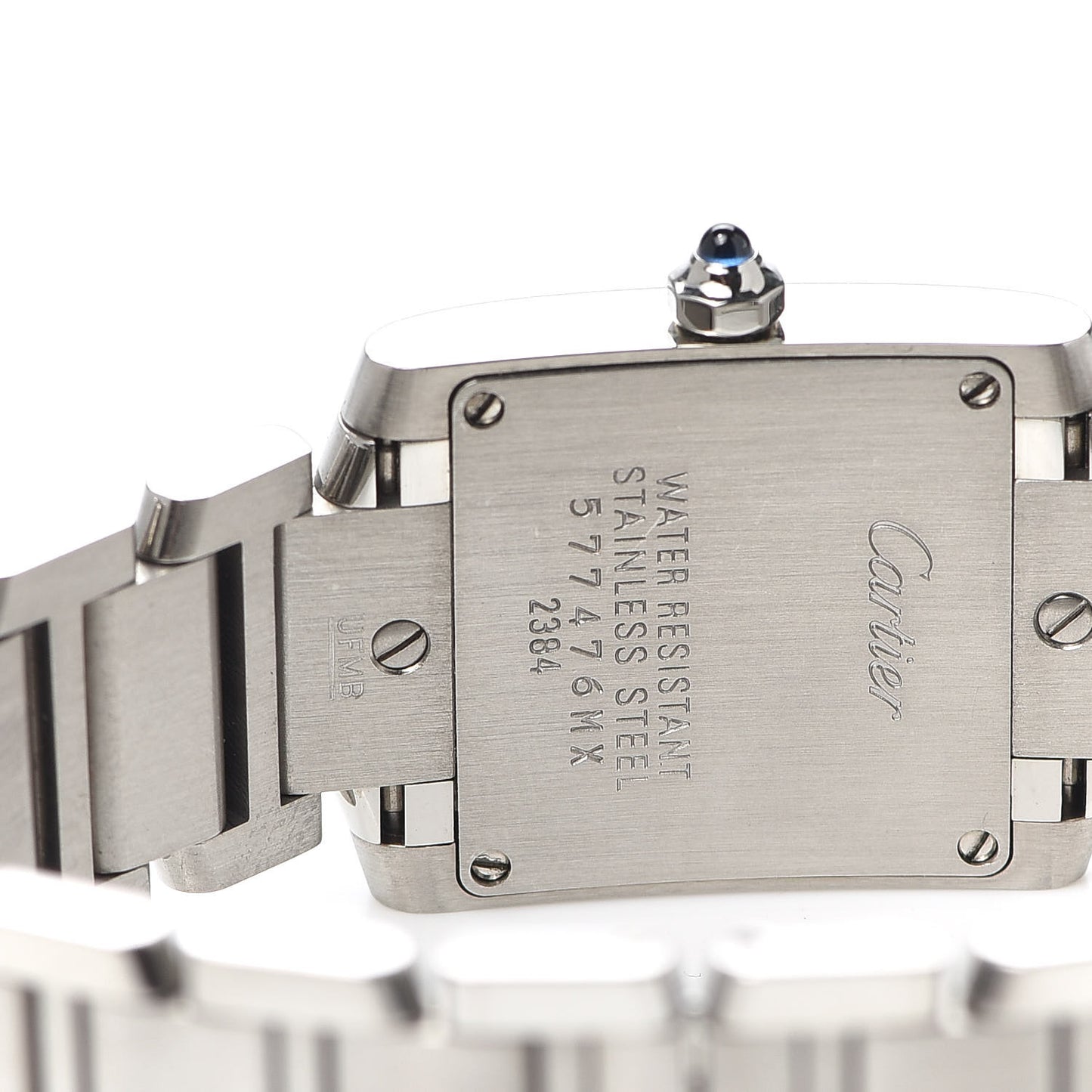 Stainless Steel 20mm Tank Francaise Quartz Watch