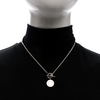 Hermes Sterling Silver Amulettes H Confettis Pendant Necklace 2 of 5