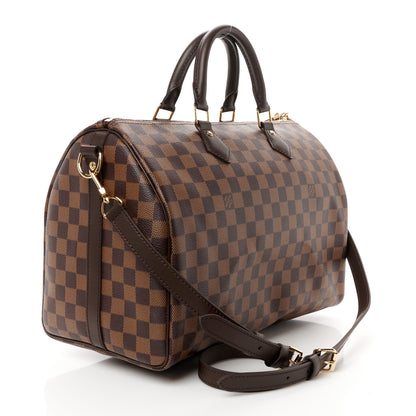 Louis Vuitton Damier Ebene Speedy Bandouliere 35 3 of 10
