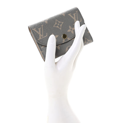 Louis Vuitton Monogram Rosalie Coin Purse Trianon Gray 2 of 6