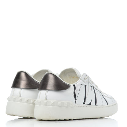 Valentino Garavani Calfskin VLTN Rockstud Open Sneakers 36 White 4 of 26