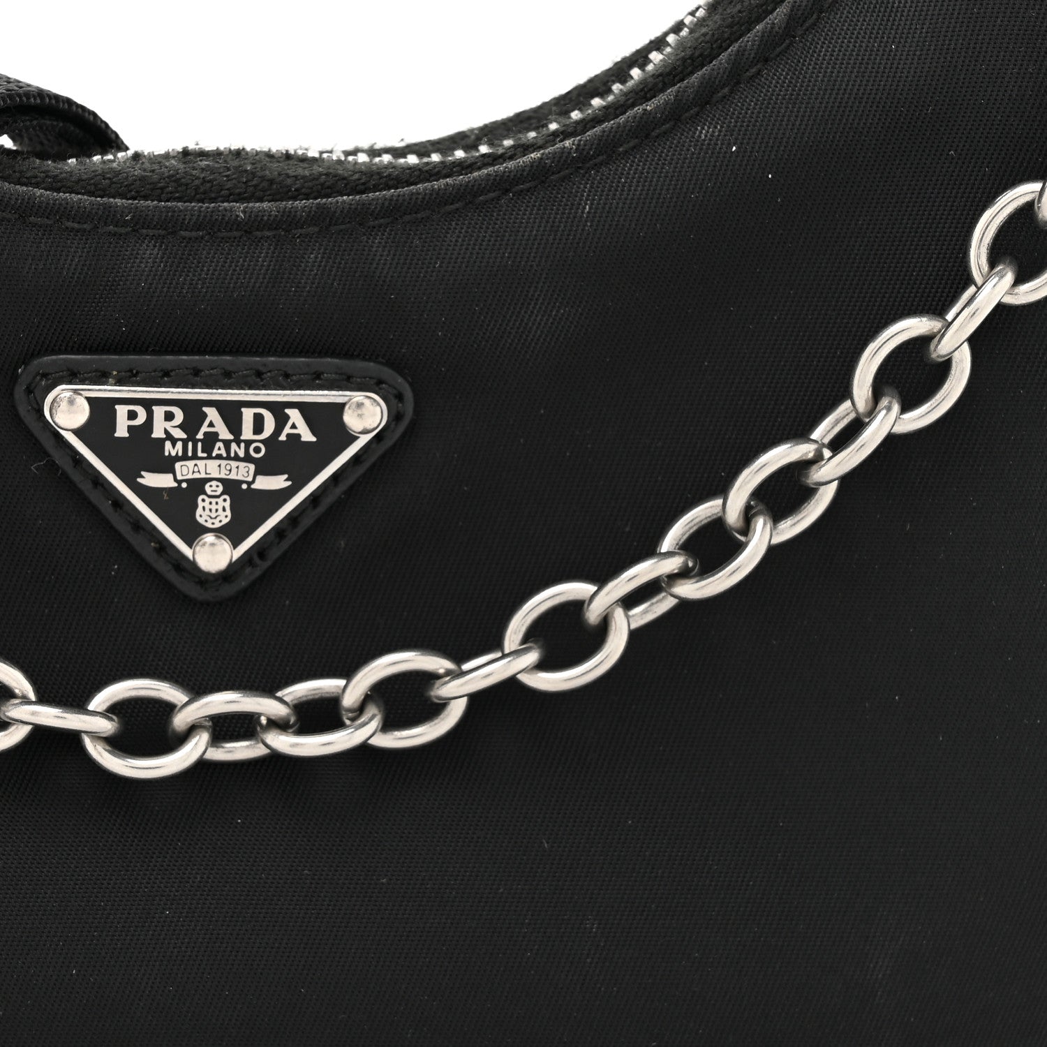 Prada Tessuto Nylon Mini Re-Edition 2000 Shoulder Bag Black 6 of 10