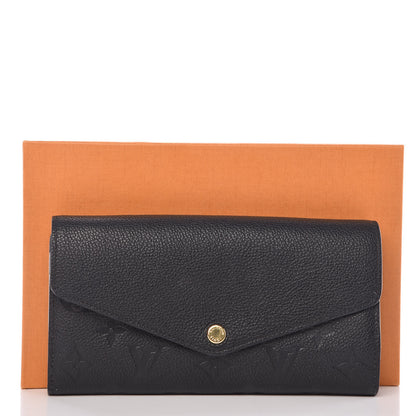 Louis Vuitton Empreinte Sarah Wallet NM Black 12 of 12