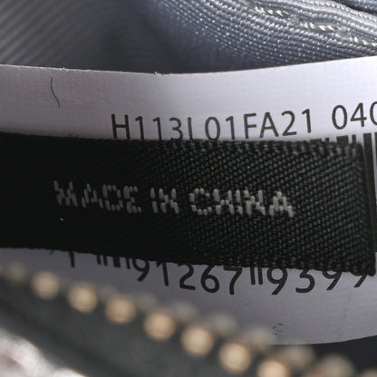 Marc Jacobs Metallic Sequin Snake Embossed Calfskin Stripe Snapshot Camera Bag Silver 7 of 10