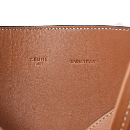 Celine Smooth Calfskin Medium Belt Cabas Phantom Brown 7 of 10