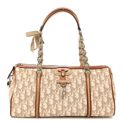 Christian Dior Monogram Trotter Romantique Boston Bag Beige 1 of 14