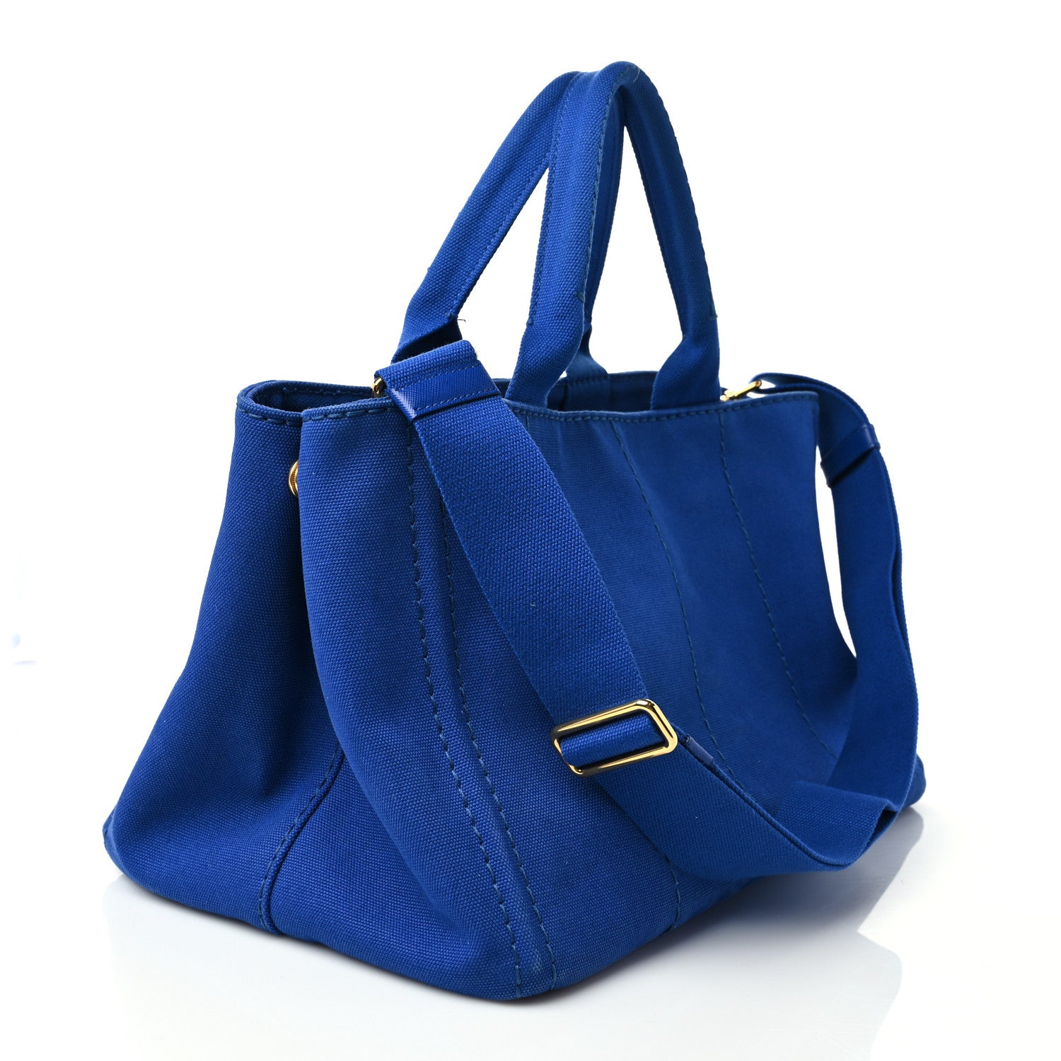 Prada Canapa Logo Tote Cobalto 2 of 10