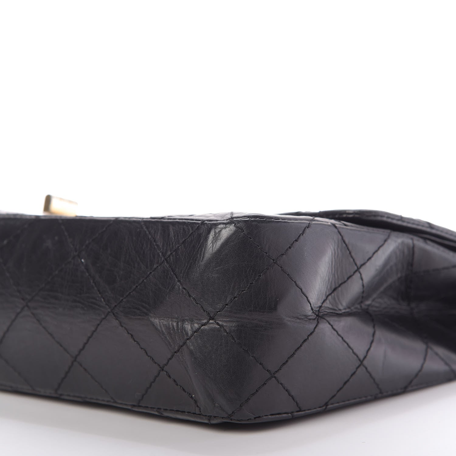 Chanel Aged Calfskin Quilted 50th Anniversary 2.55 Reissue 227 Flap Black 8 of 13
