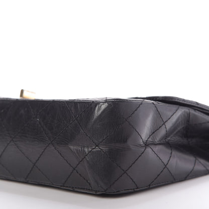 Chanel Aged Calfskin Quilted 50th Anniversary 2.55 Reissue 227 Flap Black 8 of 13