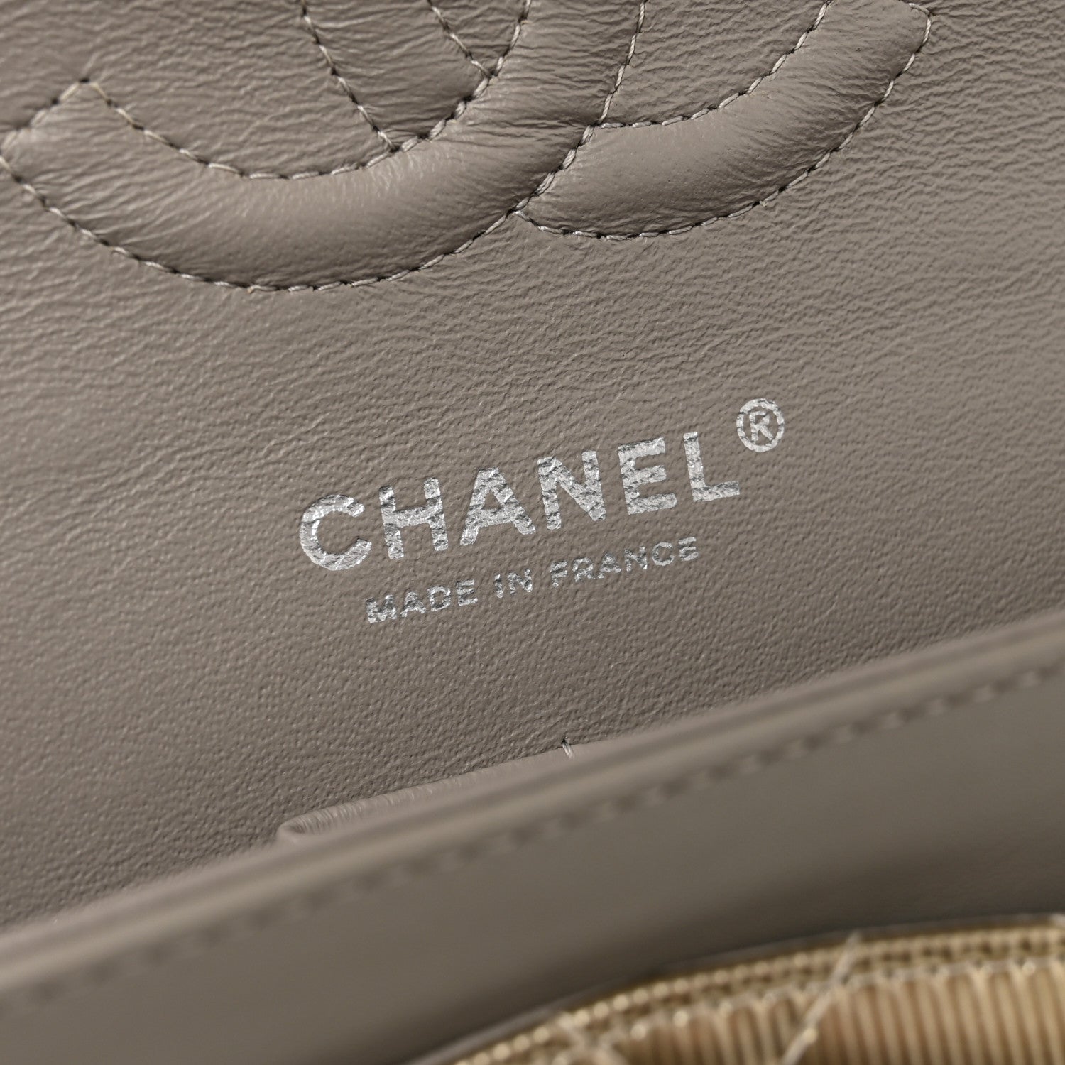 Chanel Striated Patent Quilted Medium Double Flap Gold 6 of 11