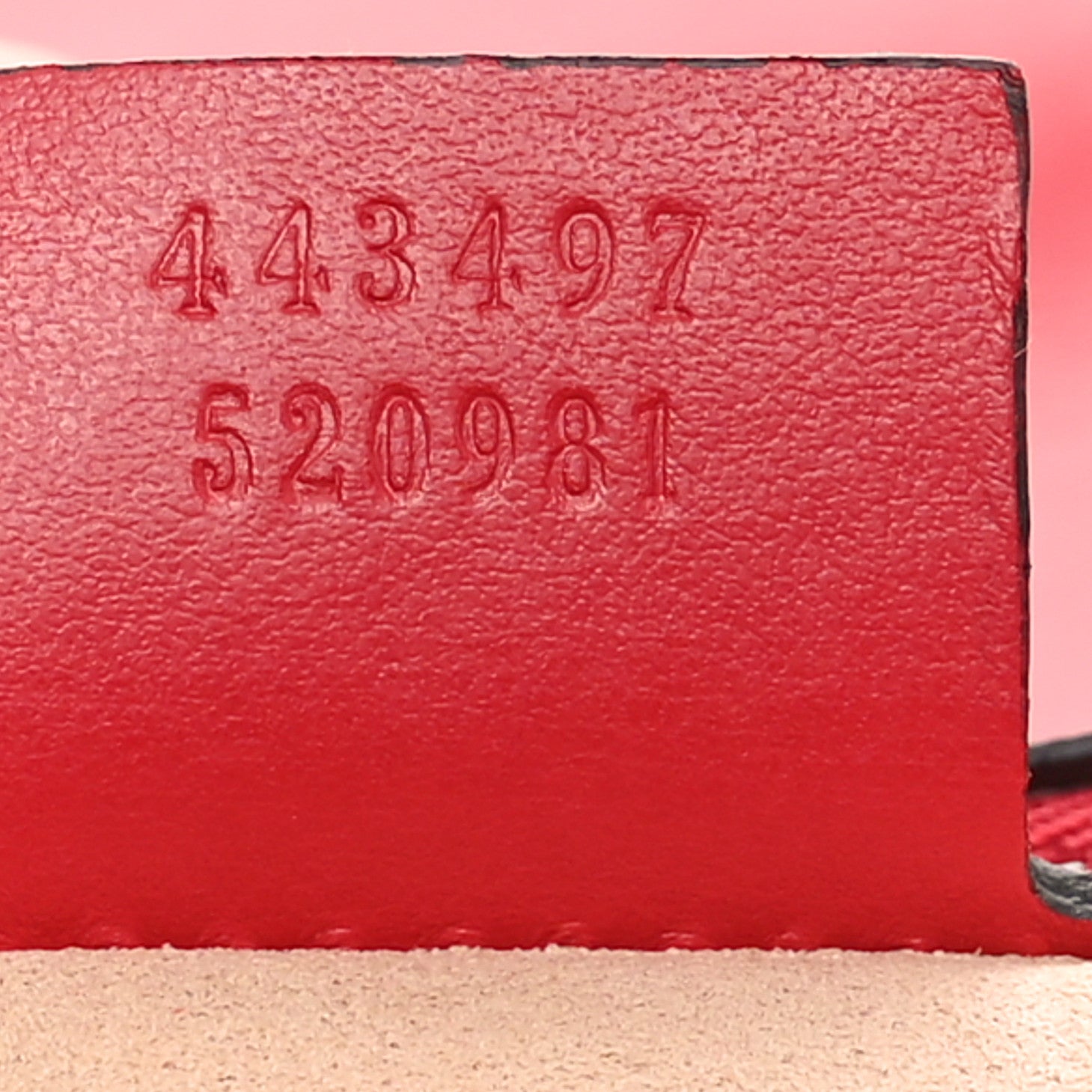 Gucci Calfskin Matelasse Small GG Marmont Shoulder Bag Hibiscus Red 7 of 10