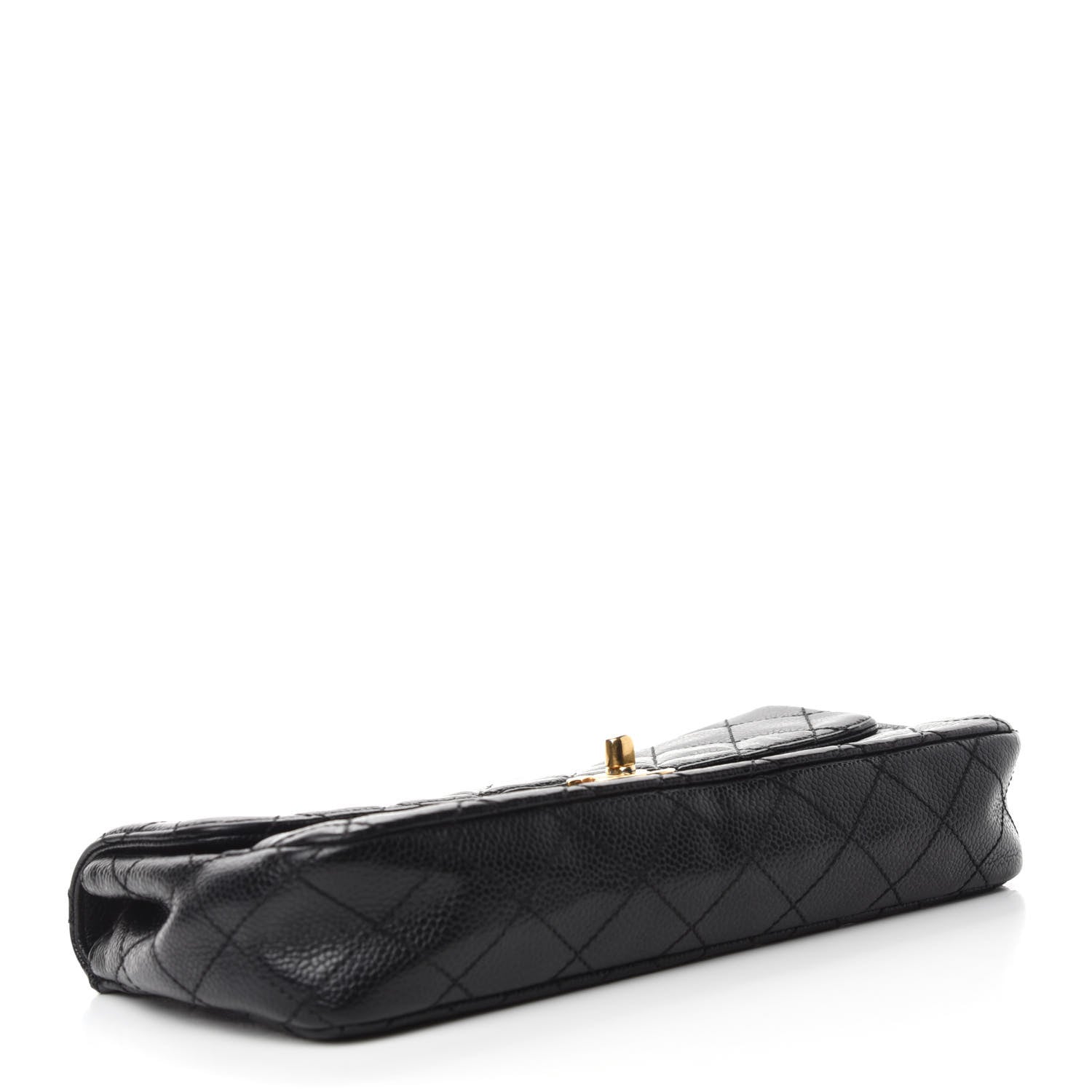 Chanel Caviar Quilted East West Flap Black 4 of 10