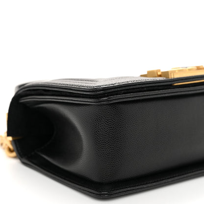 Chanel Caviar Quilted Small Boy Flap Black 8 of 10