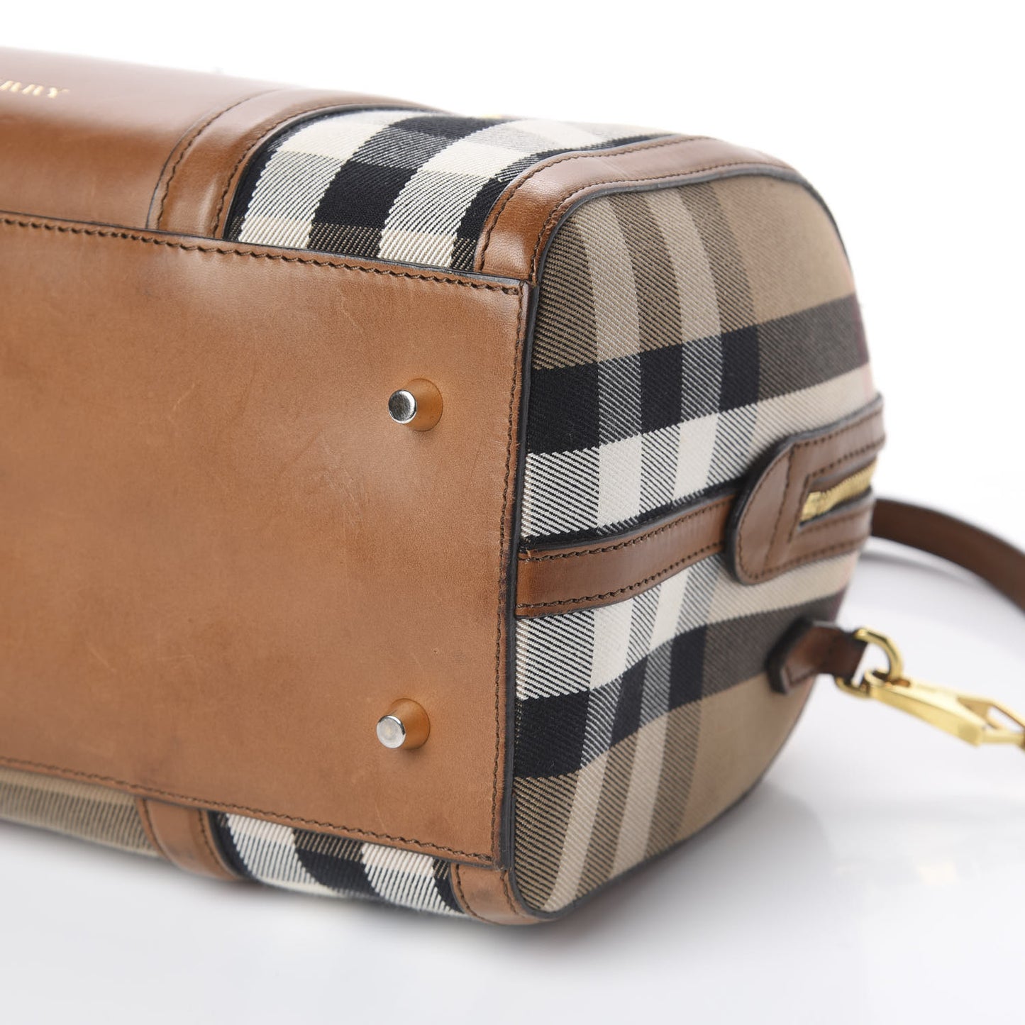 House Check Medium Alchester Bowling Bag Tan