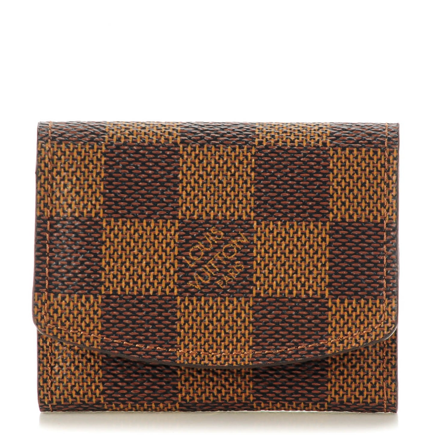 Damier Ebene Cufflinks Case
