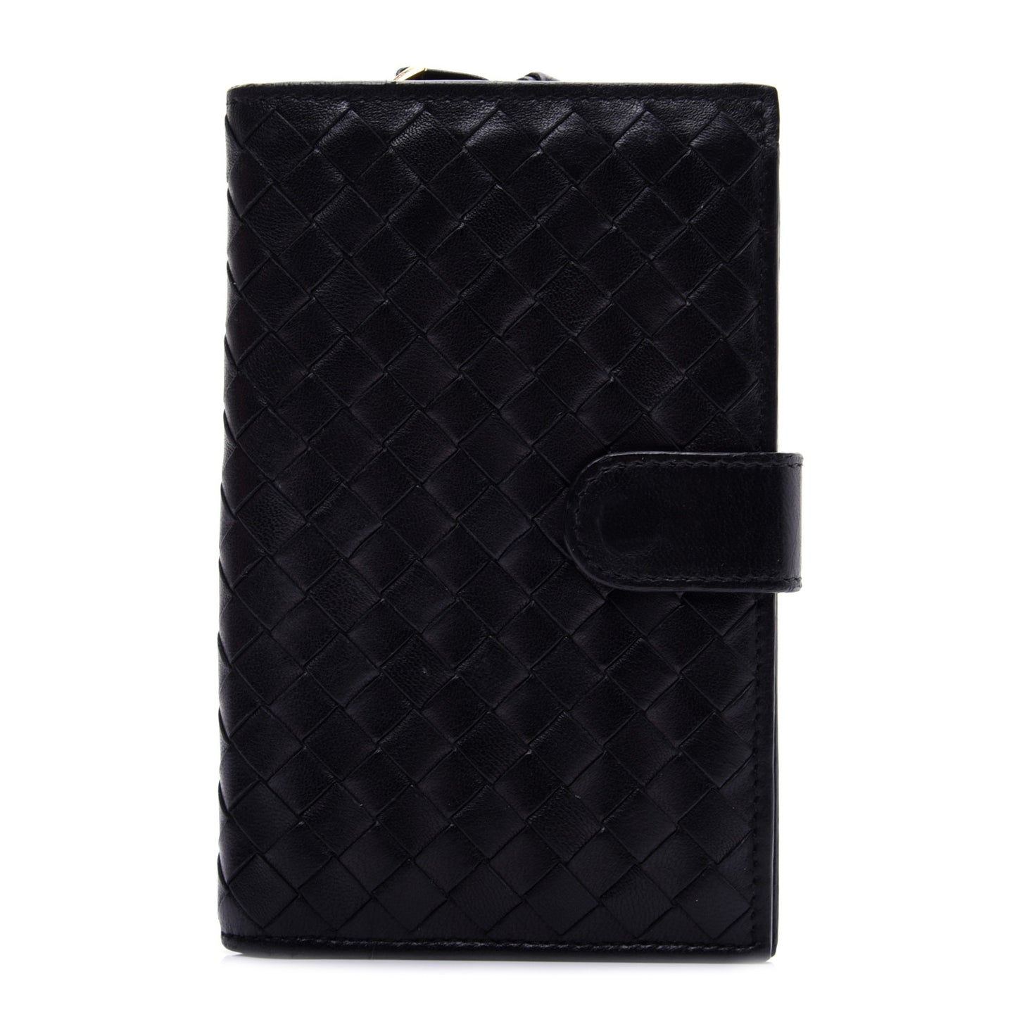 Nappa Intrecciato Continental Wallet Black