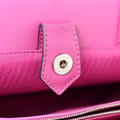Fendi Vitello Elite Petite 2Jours Tote Magenta 10 of 23