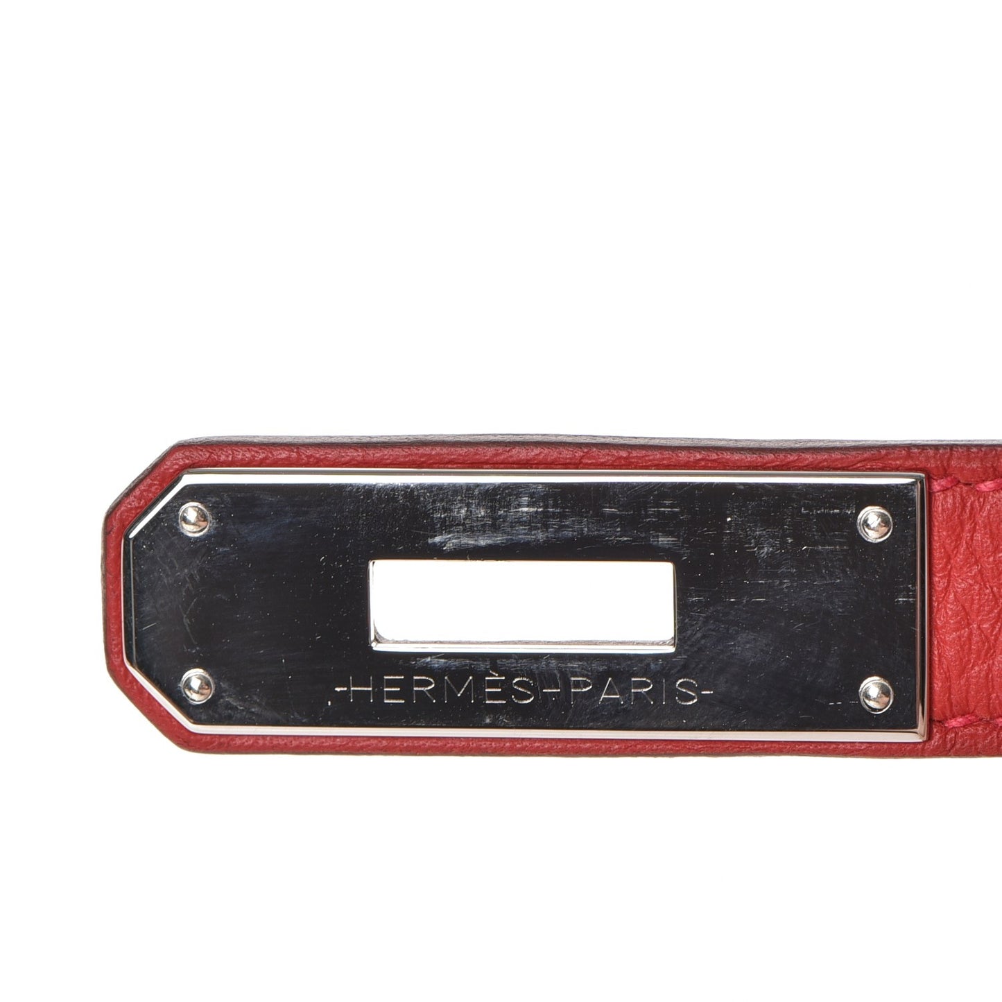 Taurillon Clemence Birkin 30 Rouge Garance