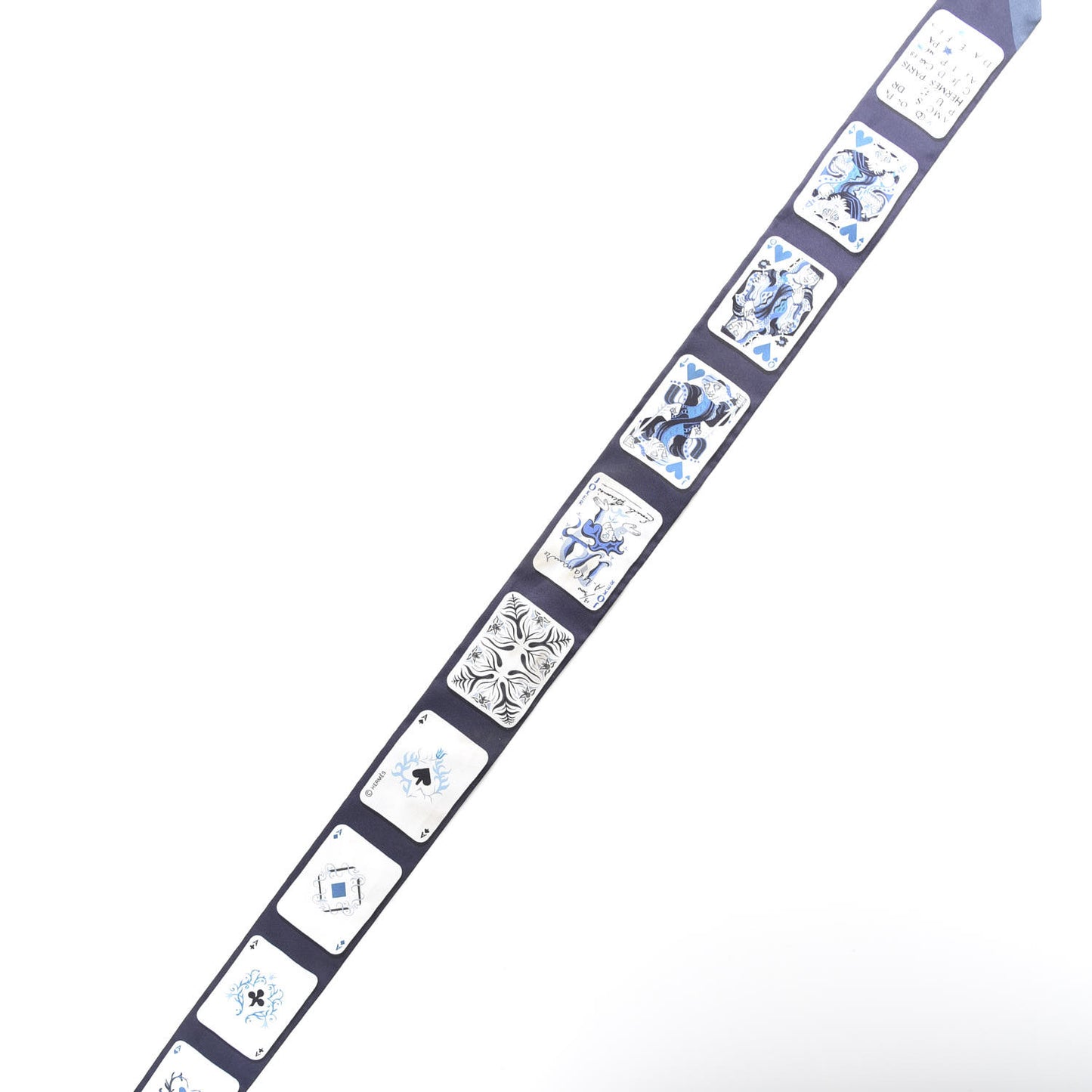 Silk Jeu de Cartes Twilly Marine Petrole White