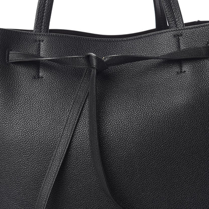 Celine Soft Grained Calfskin Medium Belt Cabas Phantom Black 13 of 13