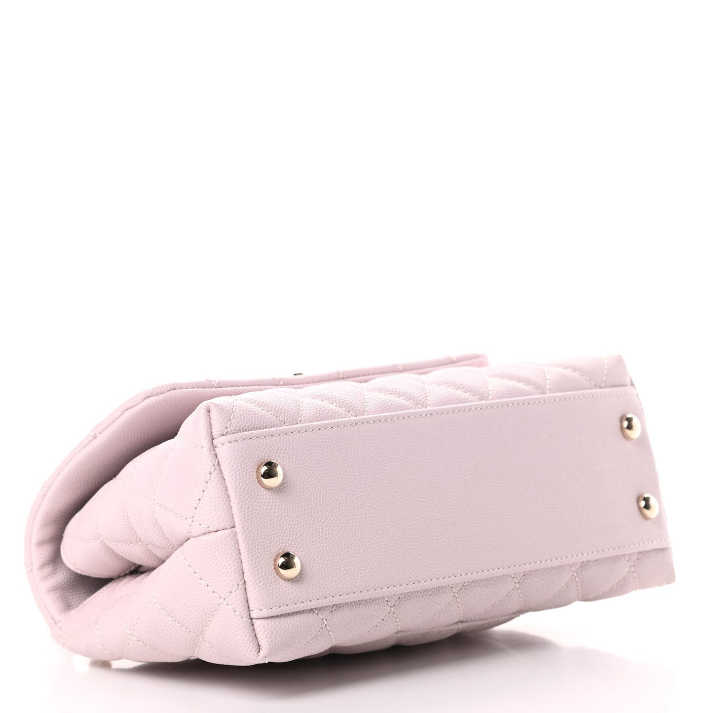 Caviar Quilted Mini Coco Handle Flap Lilas Lilac