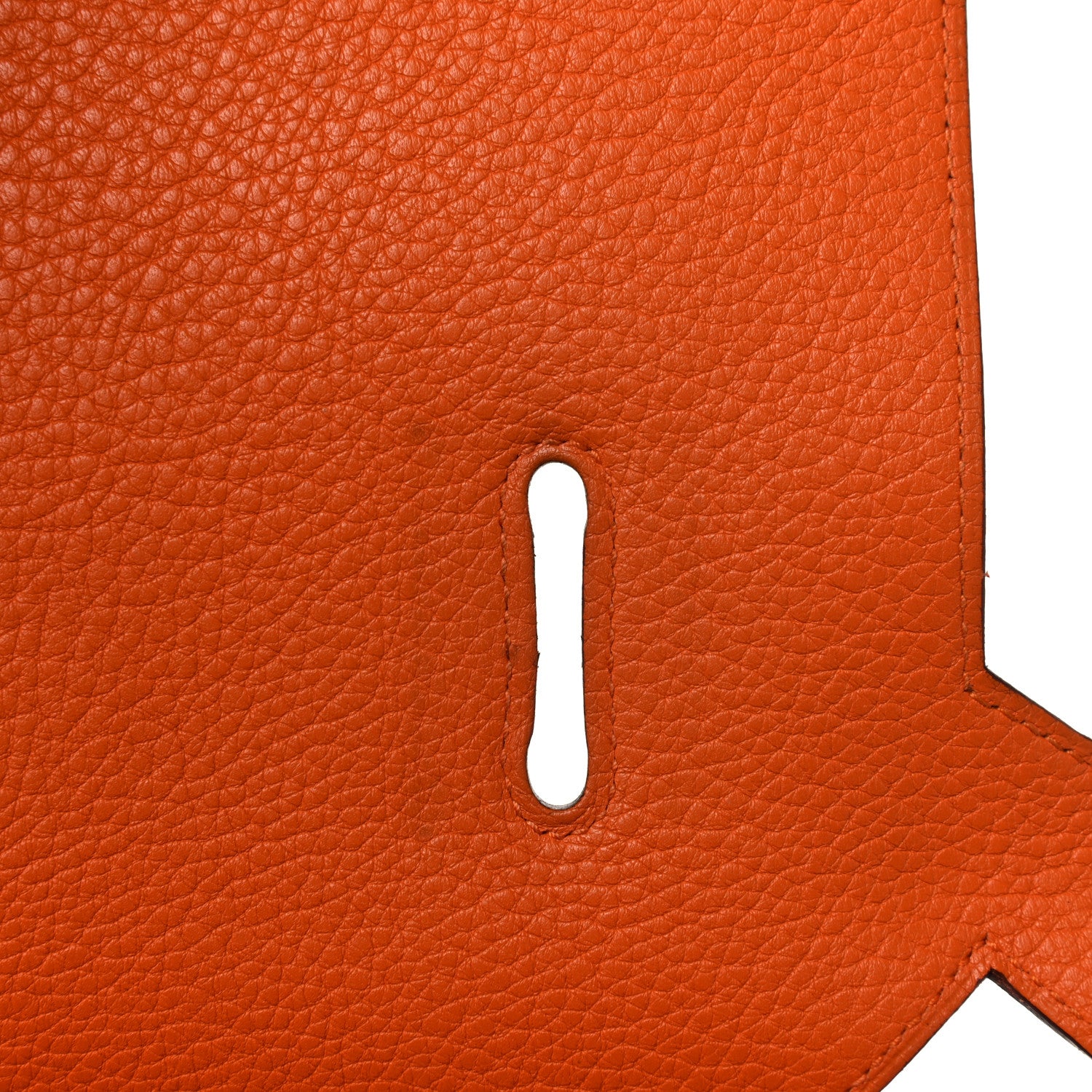 Hermes Taurillon Clemence Jypsiere 34 Orange 18 of 37